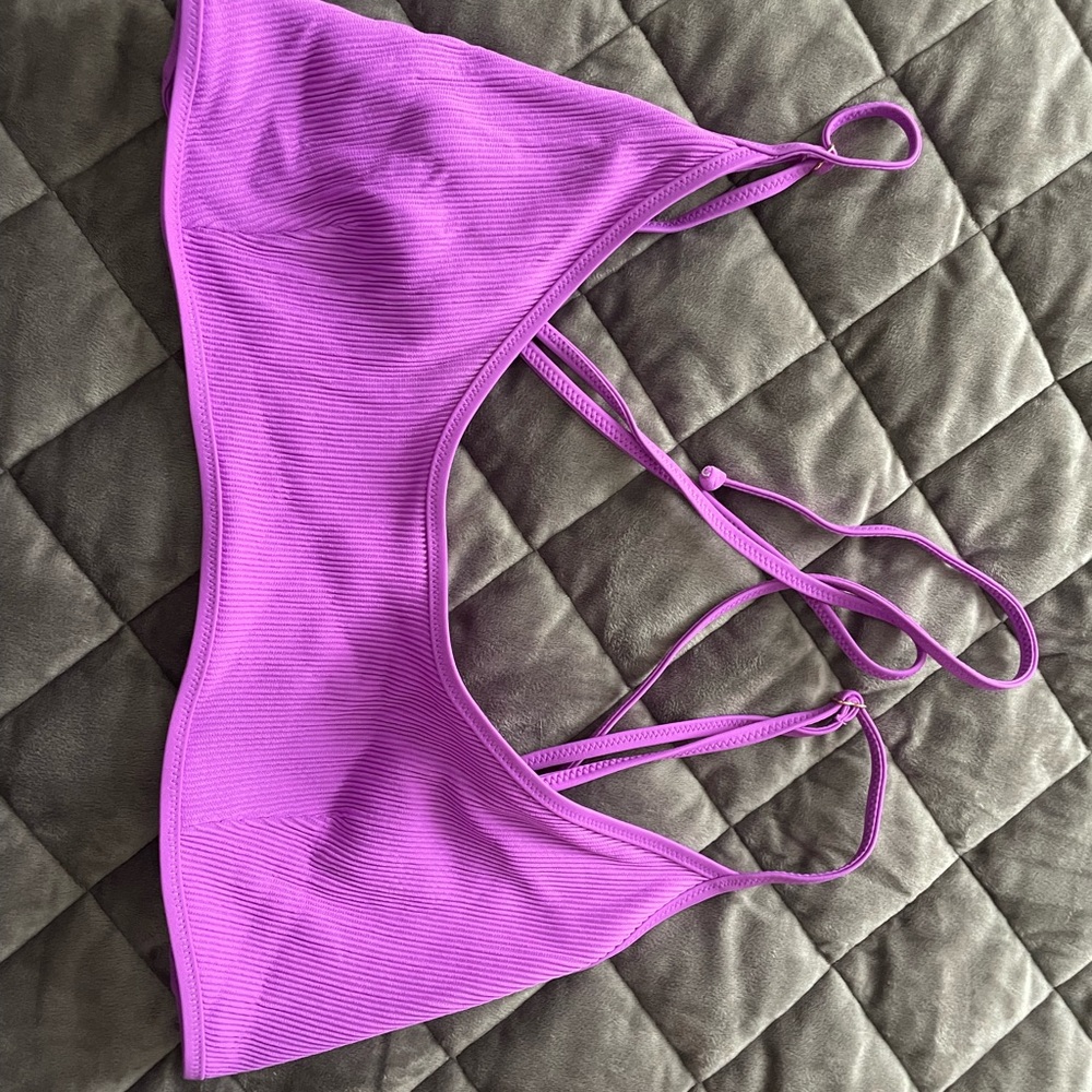 Kulani Kinis Purple Bikini Top and bottom 
Set